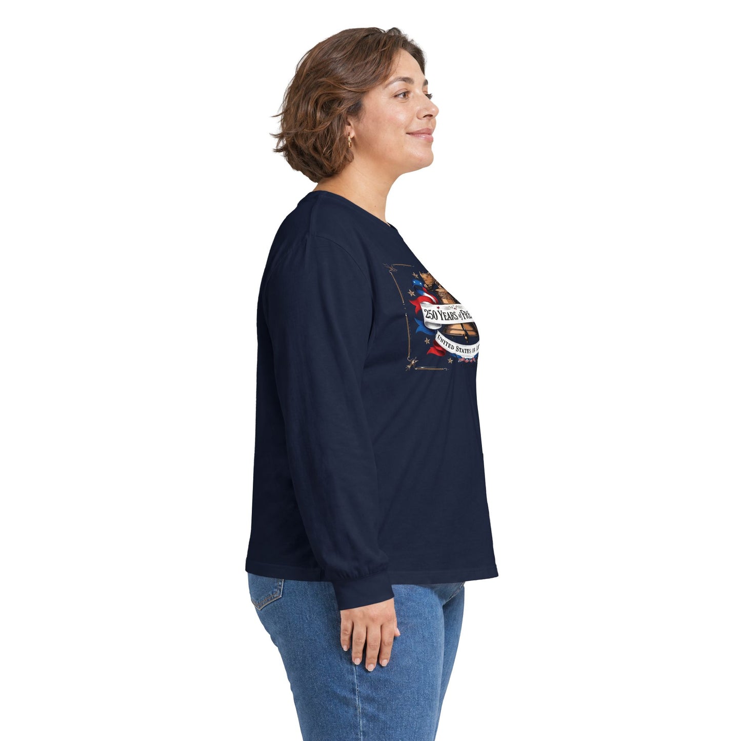 #250 250 Years of Freedom Liberty Bell Long Sleeve Tee