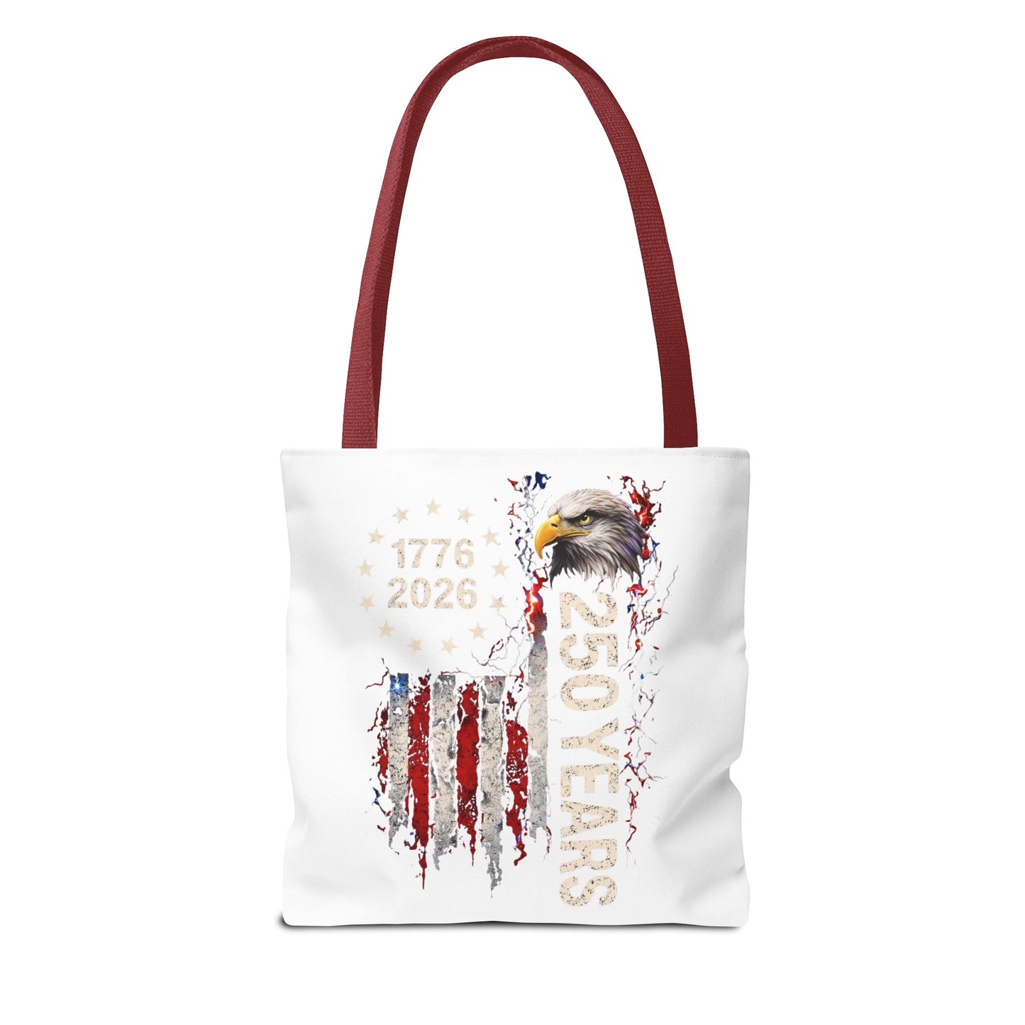 #250 1776-2026 250 Years USA Bicentennial Eagle Tote Bag