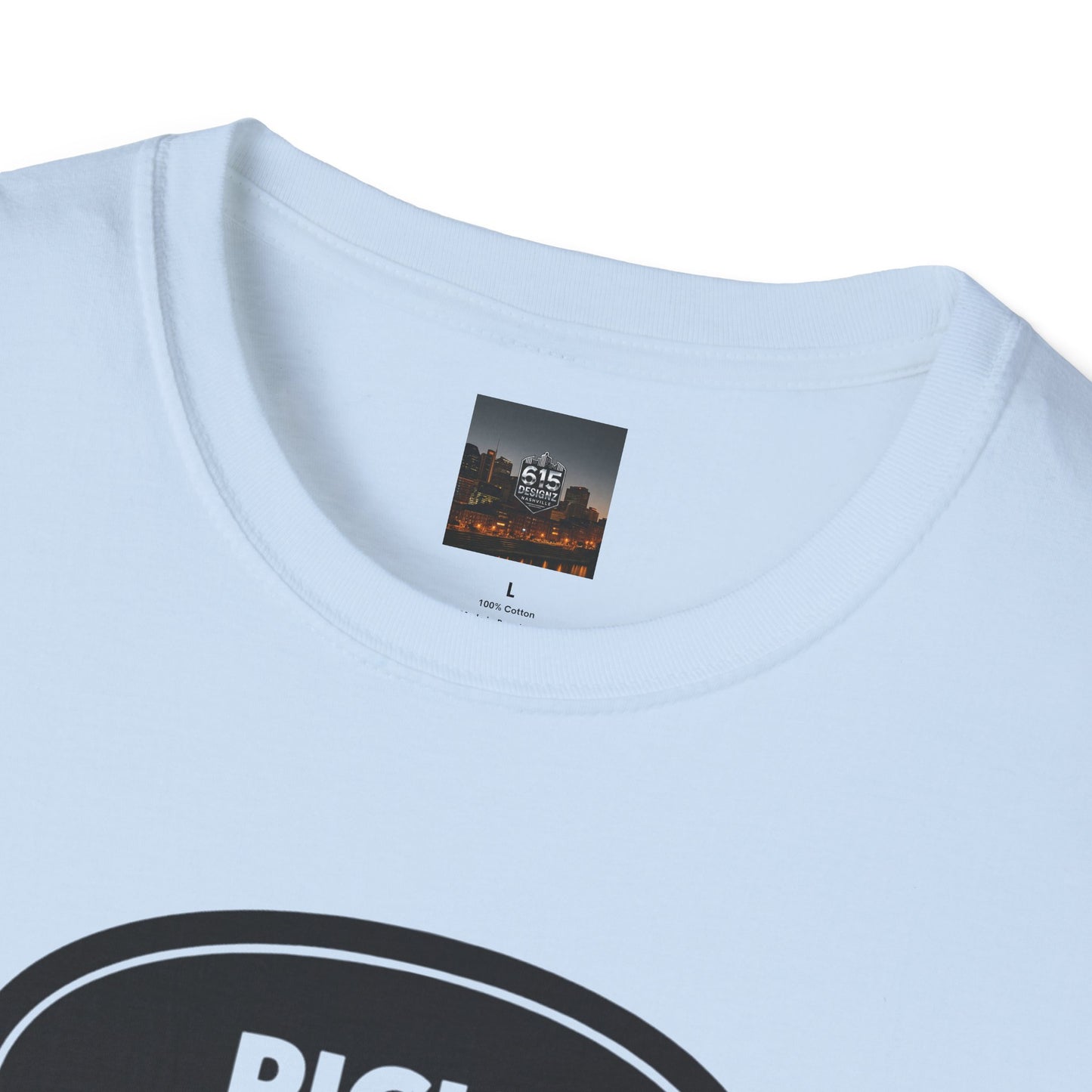 Pick Jesus T-Shirt — Christian Guitar Pick Design (Romans 10:13)