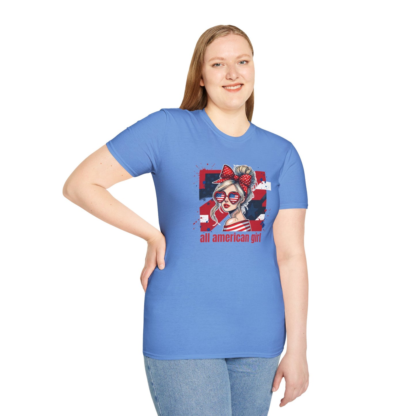 #250 All American Girl Patriotic T-Shirt