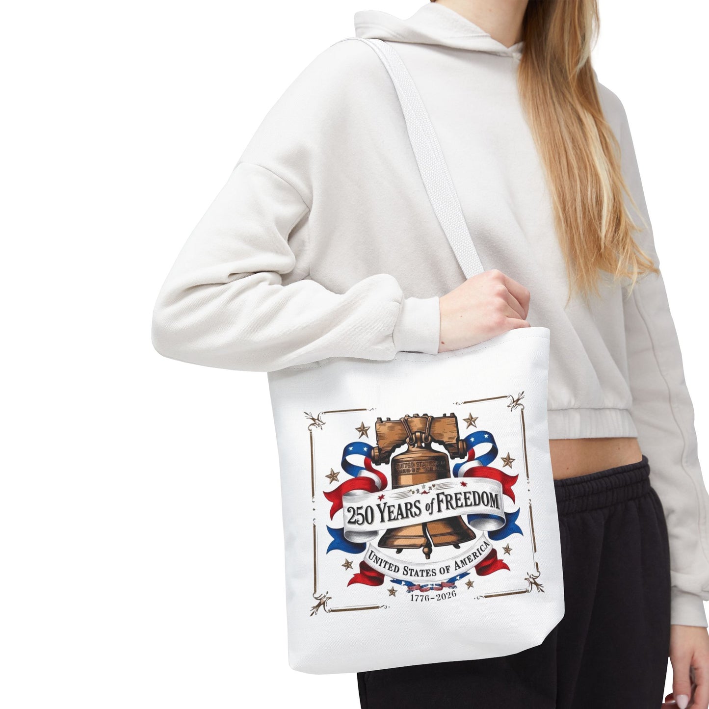#250 250 Years of Freedom Liberty Bell Tote Bag