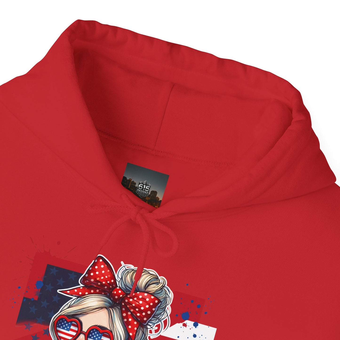 #250 All American Girl Patriotic Hoodie