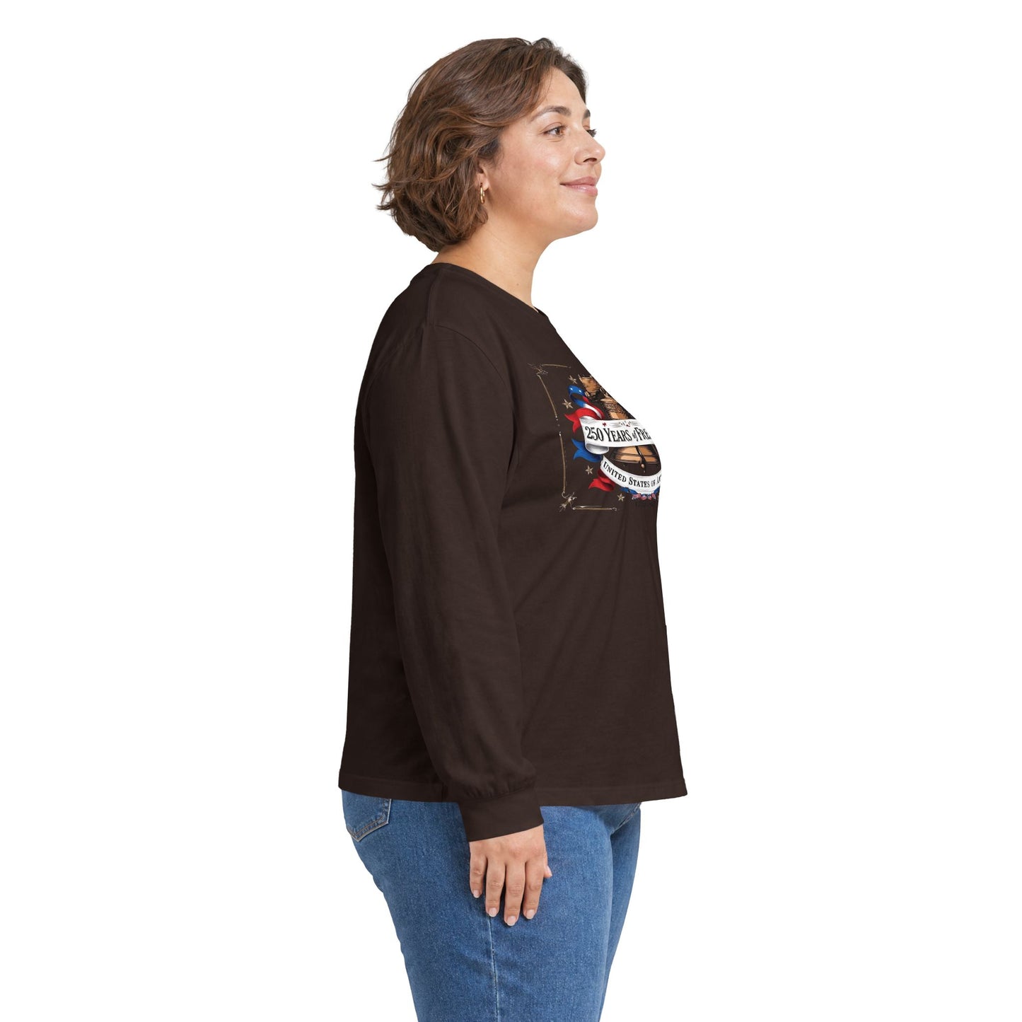 #250 250 Years of Freedom Liberty Bell Long Sleeve Tee