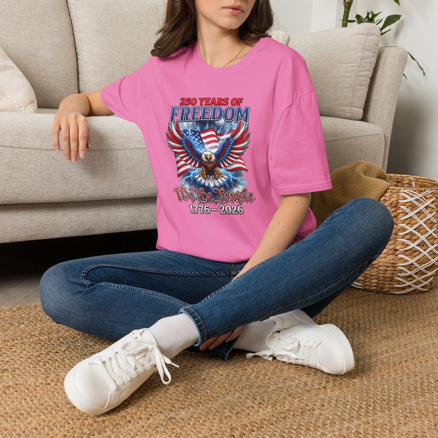 #250 250 Years of Freedom 1776–2026 Eagle T-Shirt
