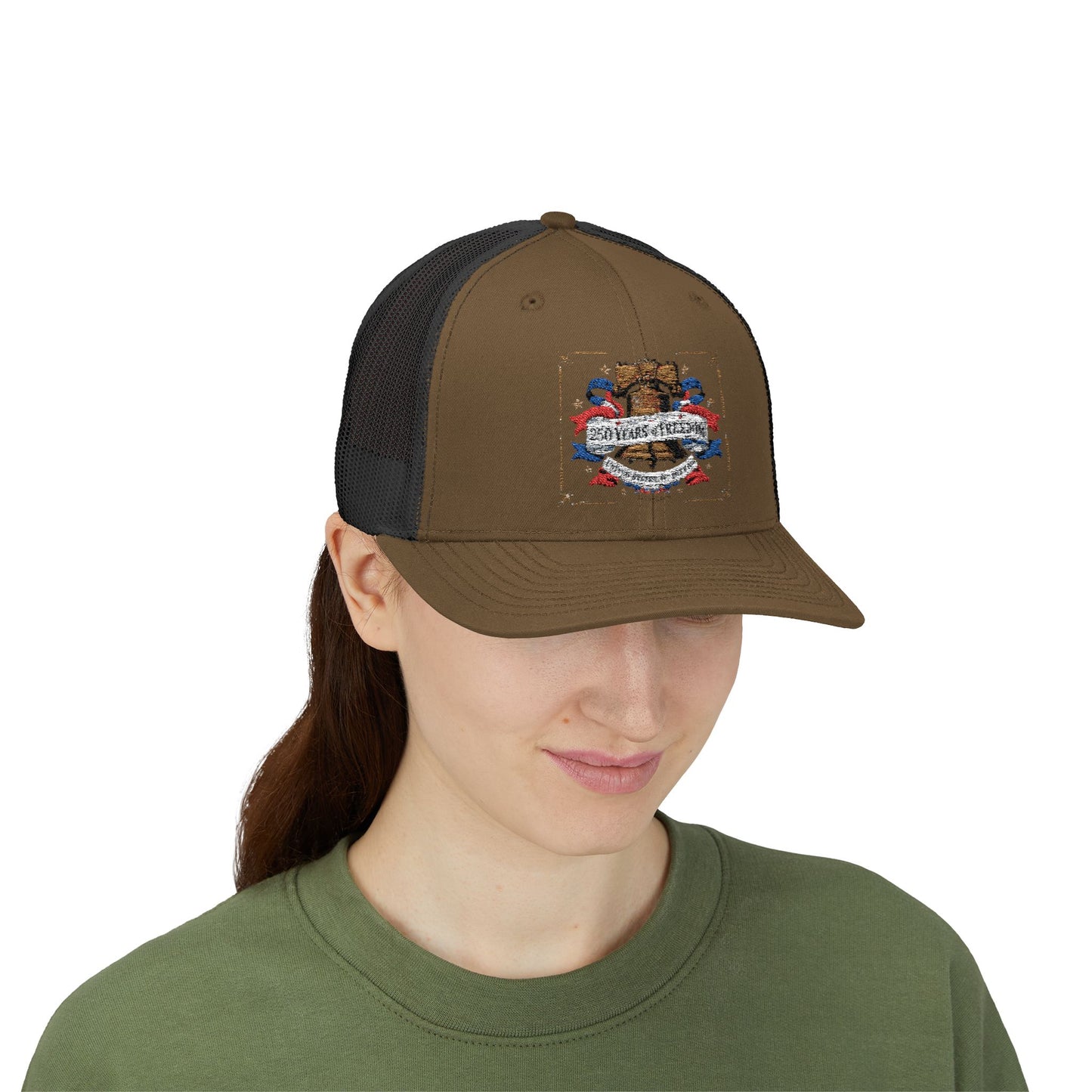 #250 250 Years of Freedom Liberty Bell Snapback Trucker Cap