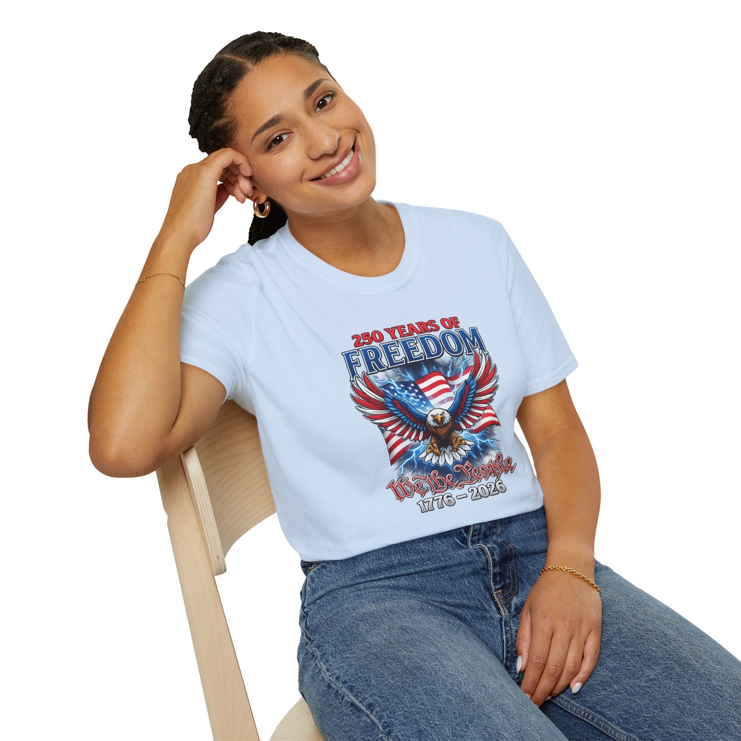 #250 250 Years of Freedom 1776–2026 Eagle T-Shirt