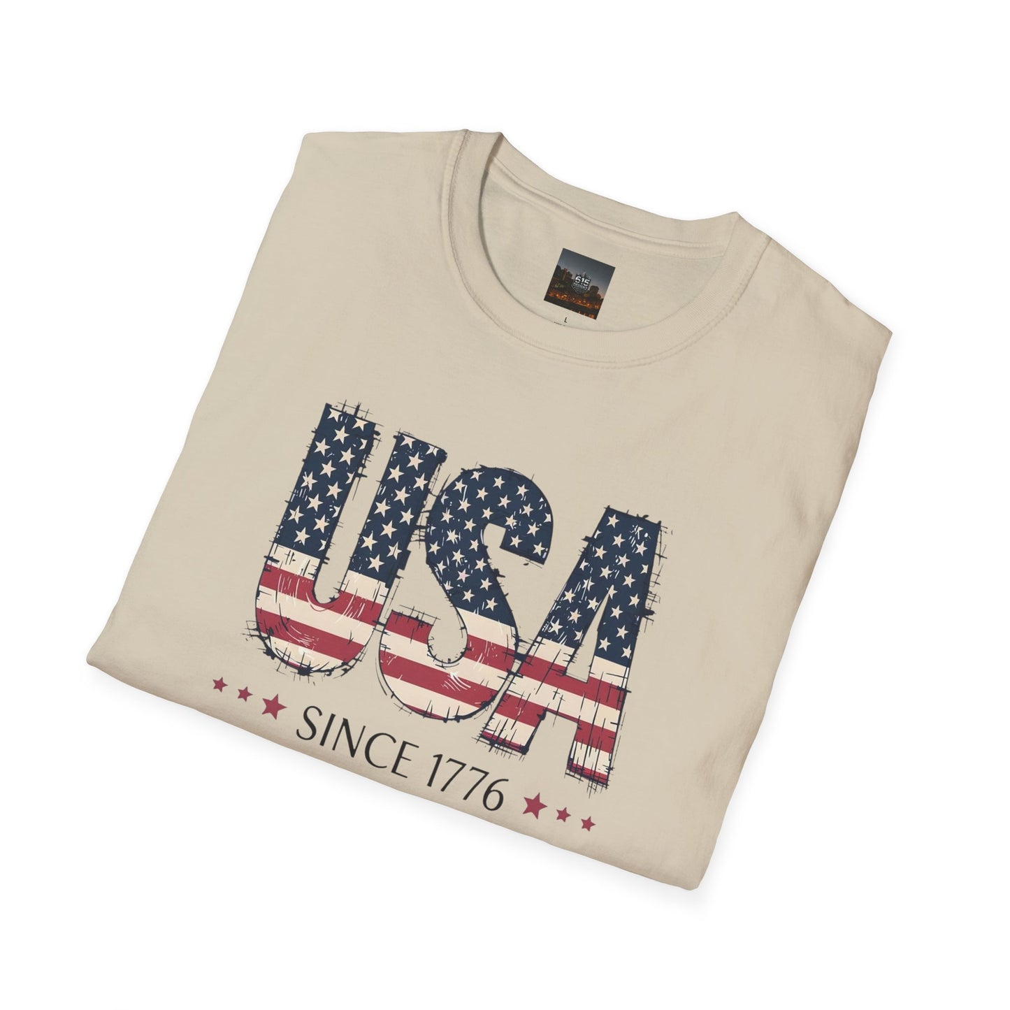 #250 USA Flag "USA Since 1776" Patriotic T-Shirt