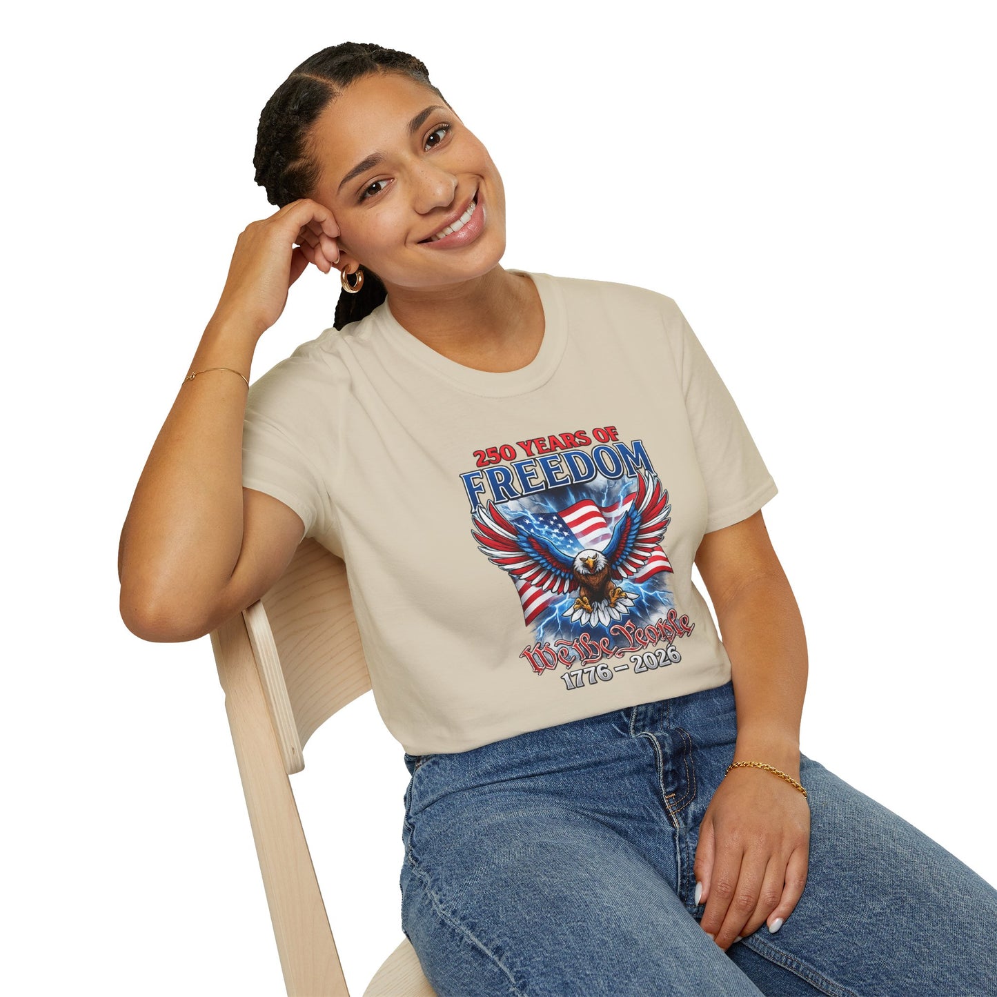 #250 250 Years of Freedom 1776–2026 Eagle T-Shirt