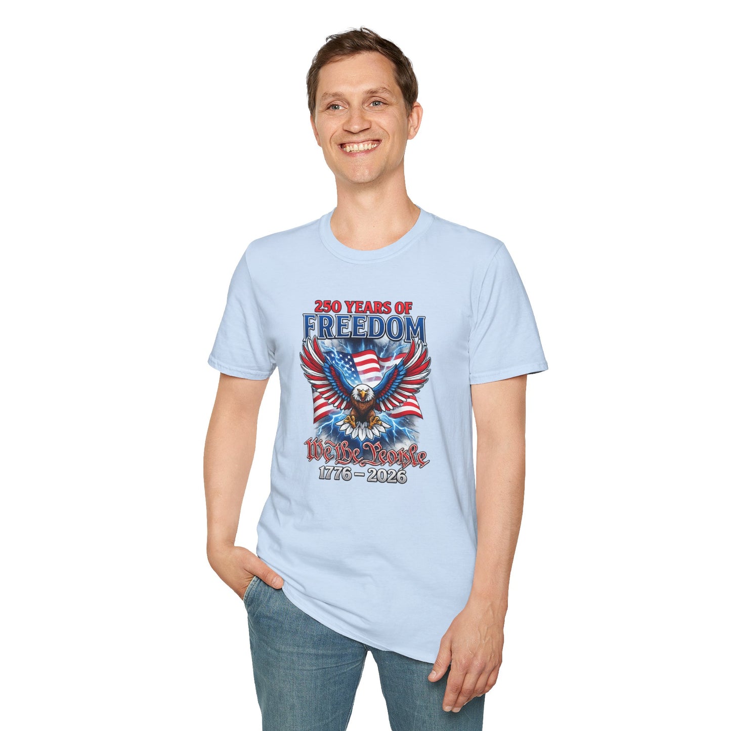 #250 250 Years of Freedom 1776–2026 Eagle T-Shirt