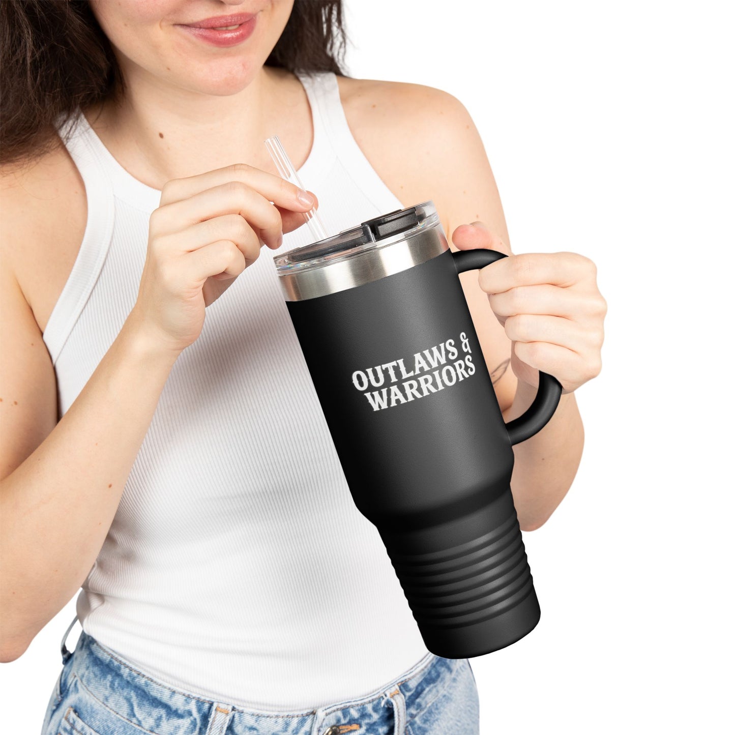 Outlaws & Warriors 40oz Insulated Travel Mug