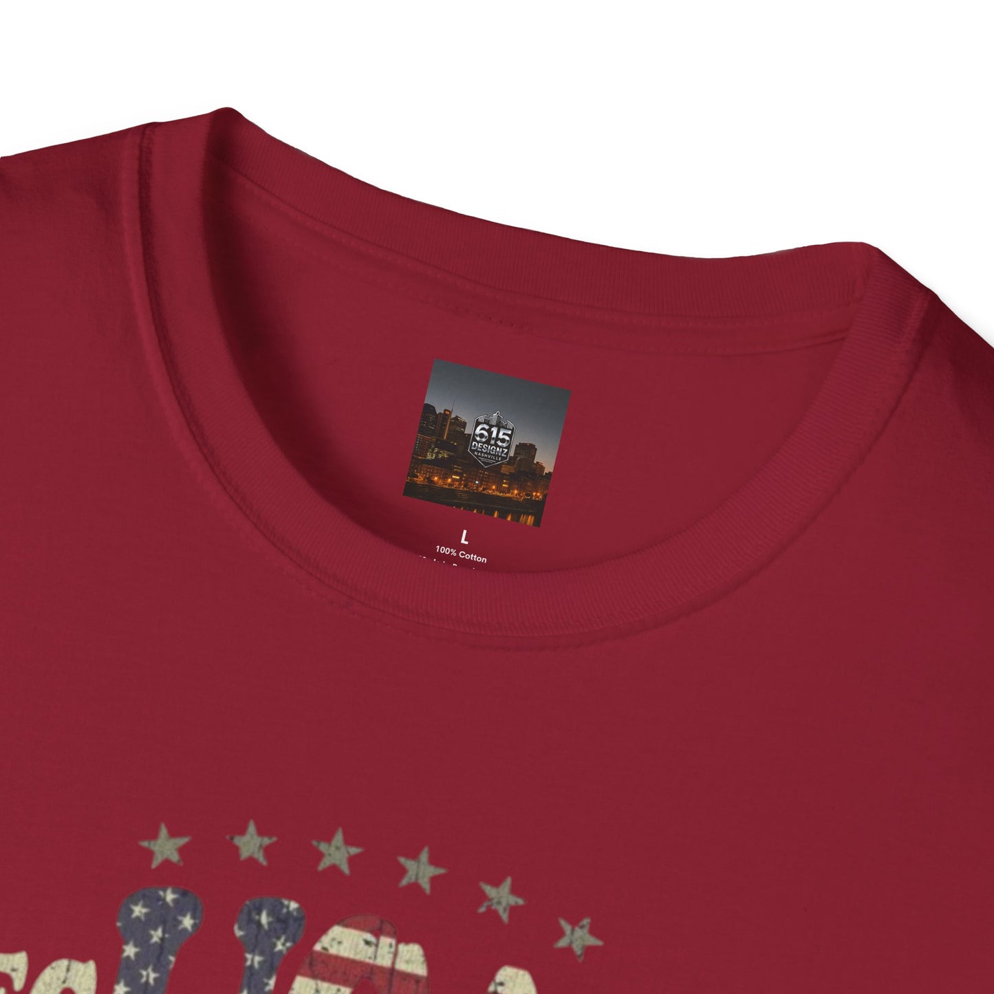 JesUSAves Patriotic T-Shirt — American Flag Christian Faith Tee