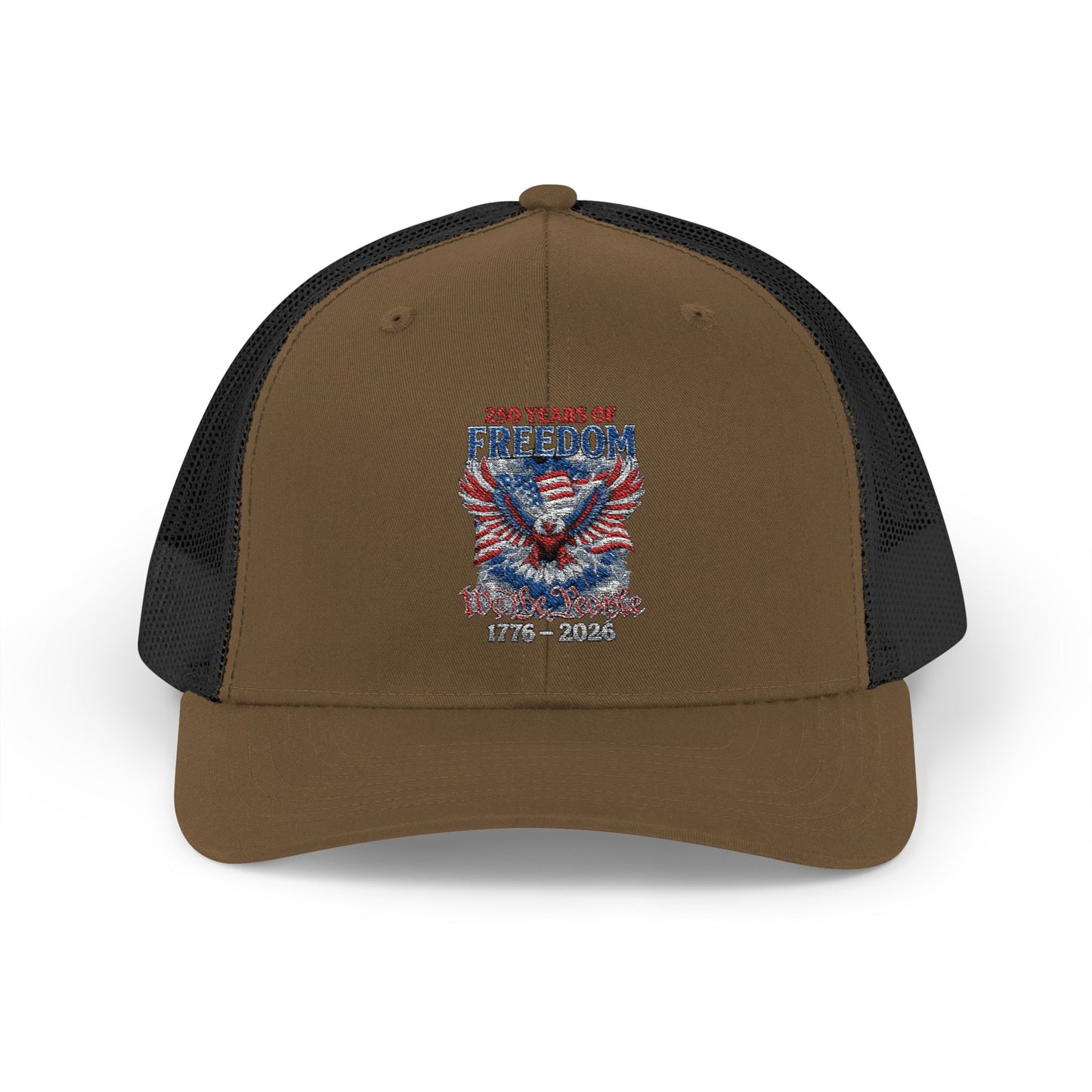 #250 250 Years of Freedom 1776–2026 Eagle Snapback Trucker Cap