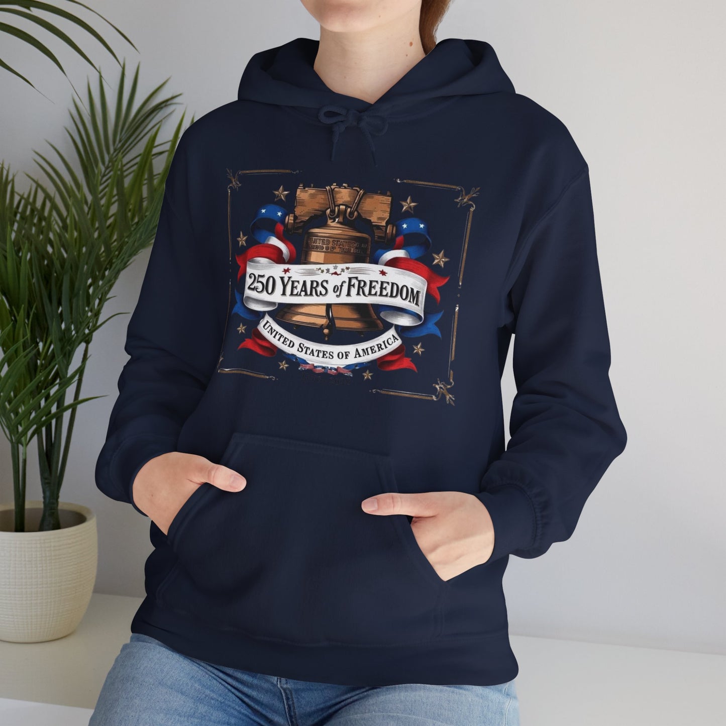 #250 250 Years of Freedom Liberty Bell Hoodie