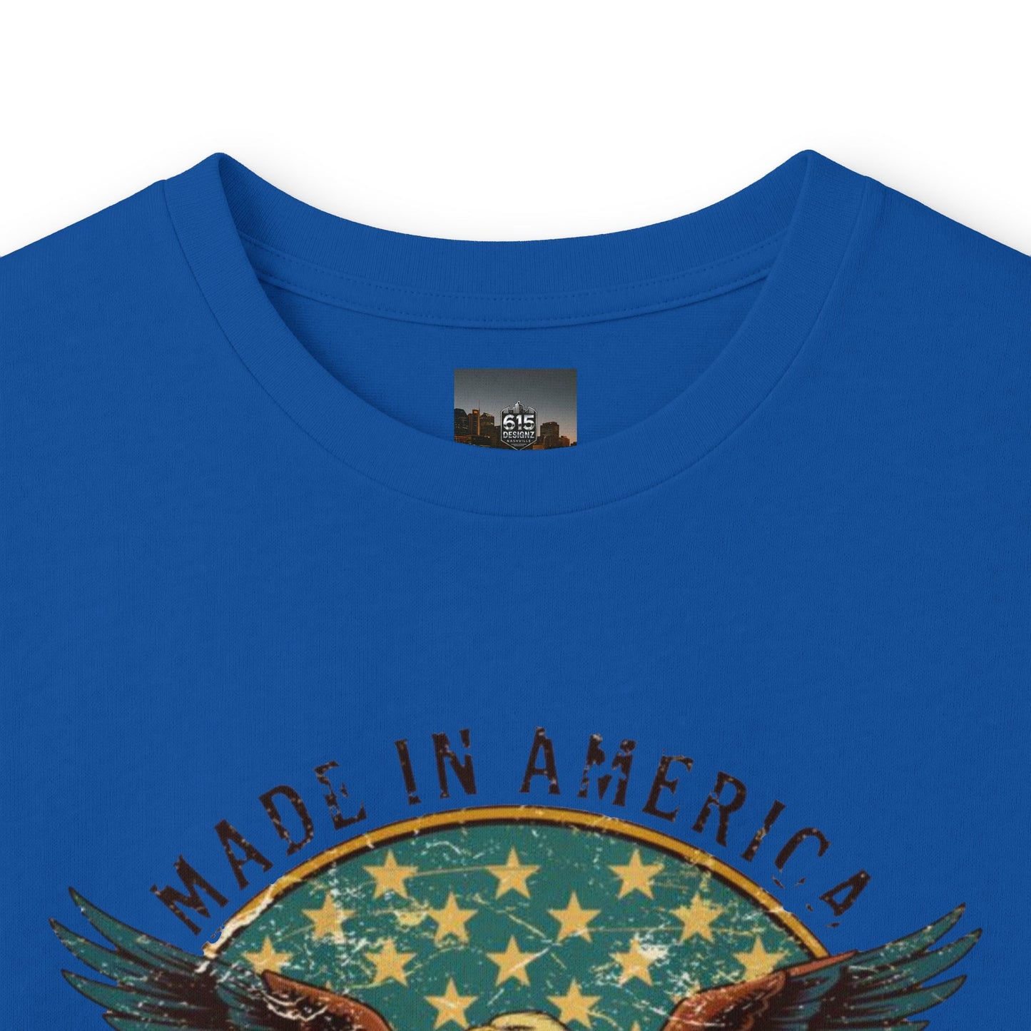 #250 Made in America Eagle 250th Anniversary Patriotic Long Sleeve Tee