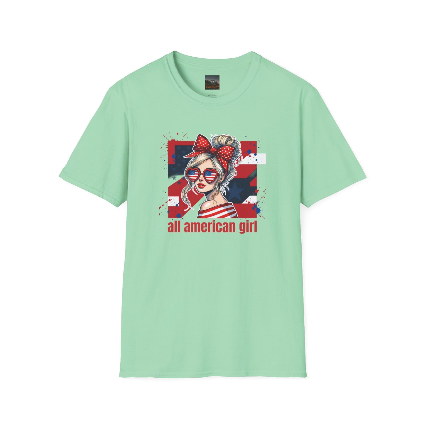 #250 All American Girl Patriotic T-Shirt
