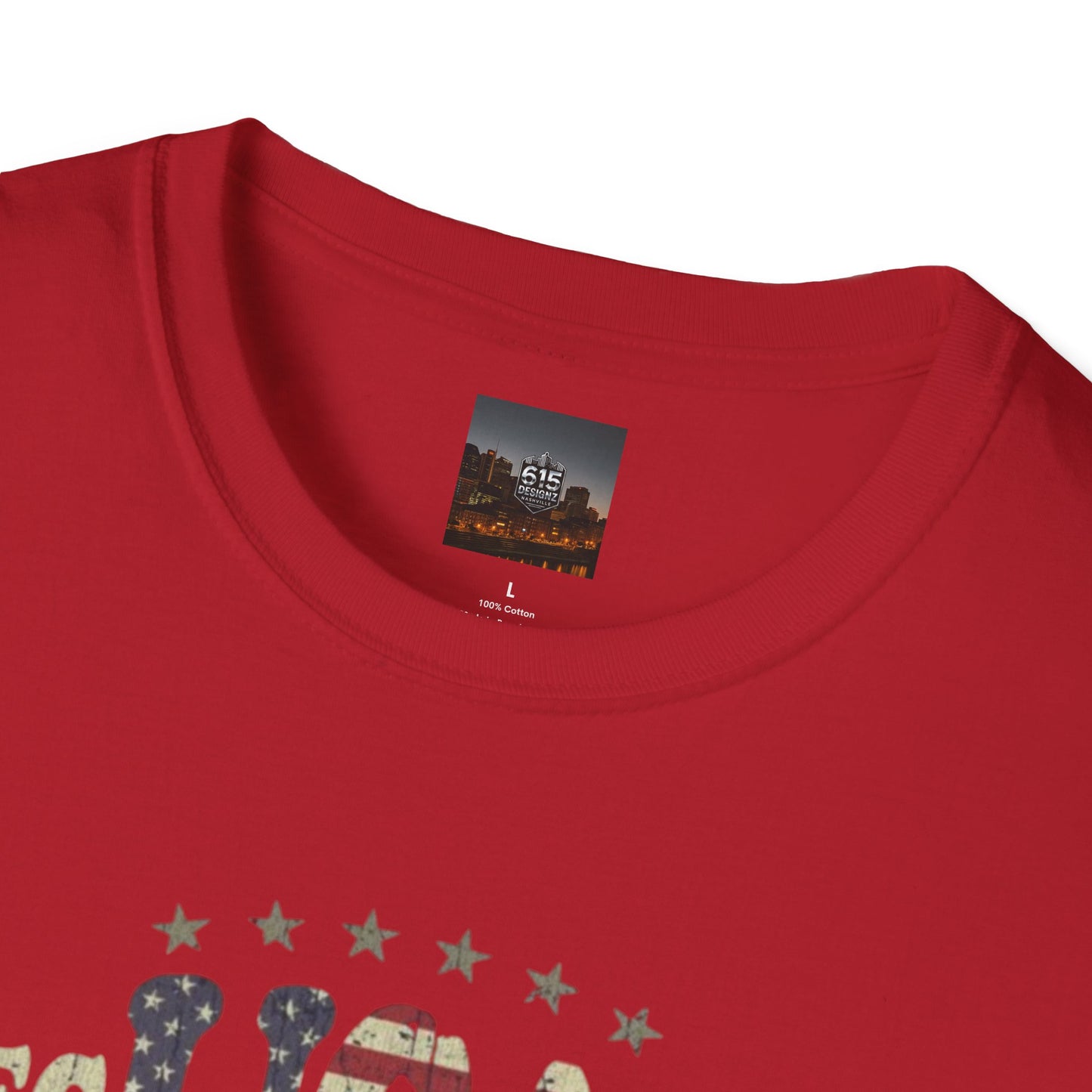 JesUSAves Patriotic T-Shirt — American Flag Christian Faith Tee