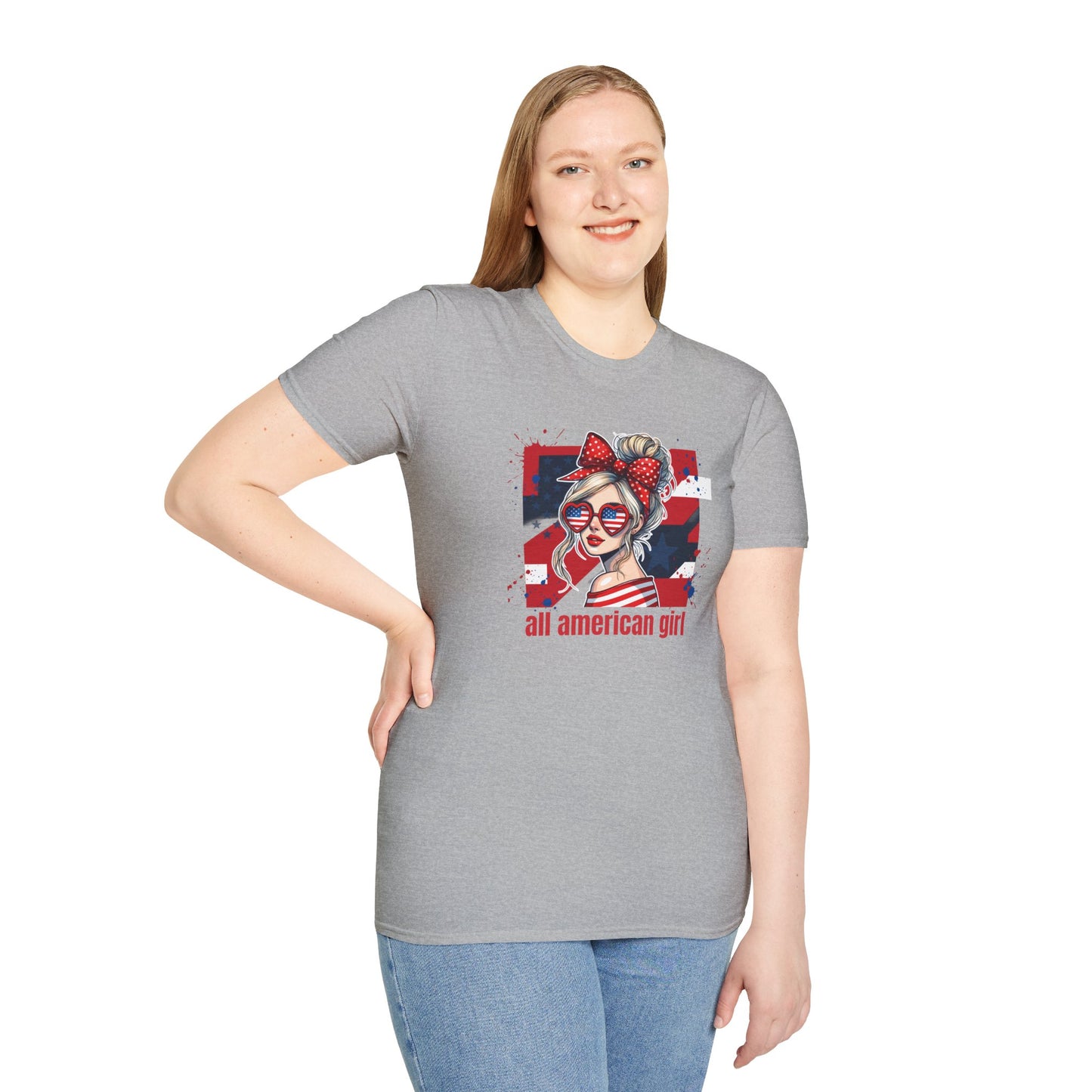 #250 All American Girl Patriotic T-Shirt