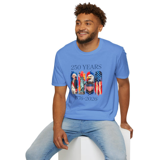 #250 250 Years American History Celebration 1776–2026 Patriotic T-Shirt