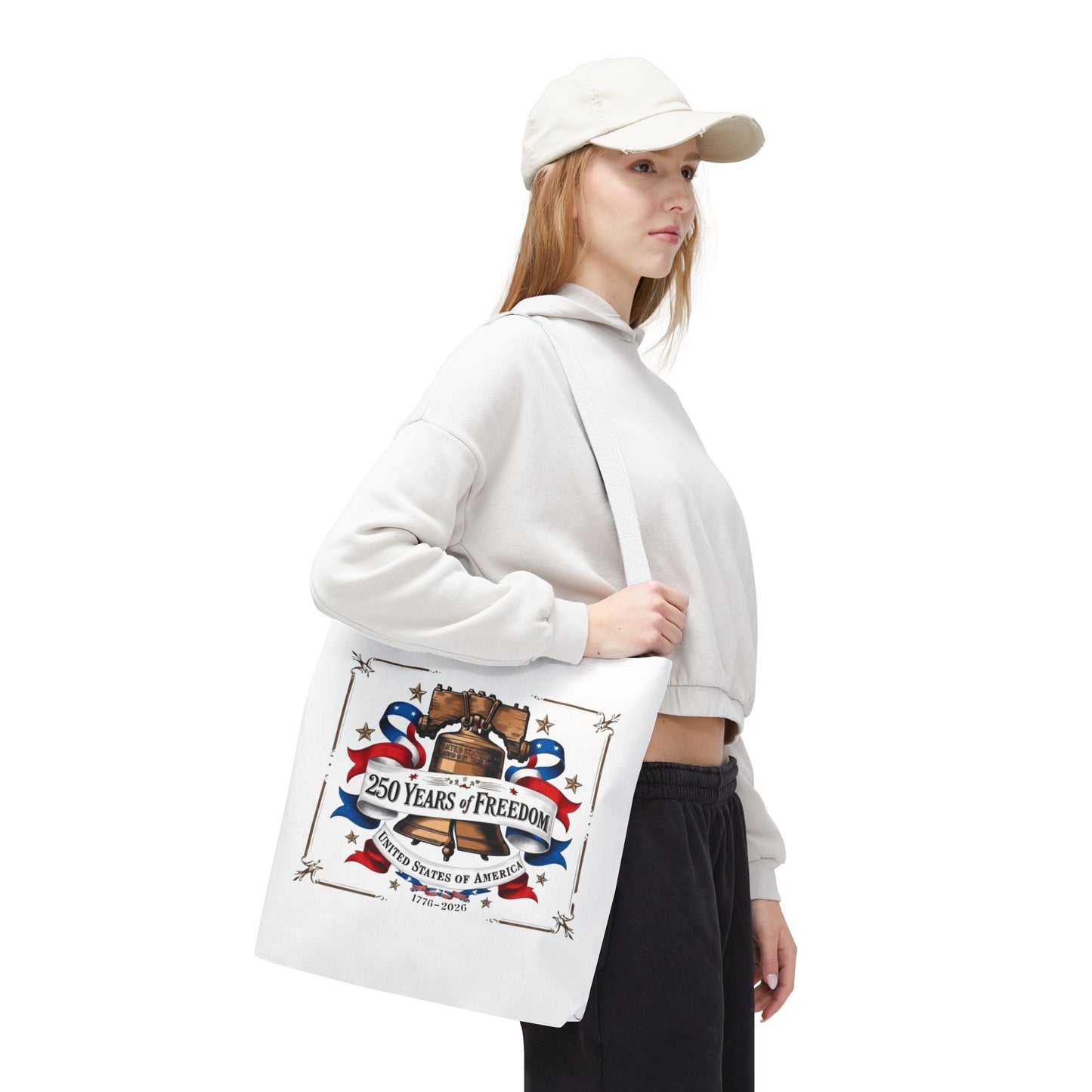 #250 250 Years of Freedom Liberty Bell Tote Bag