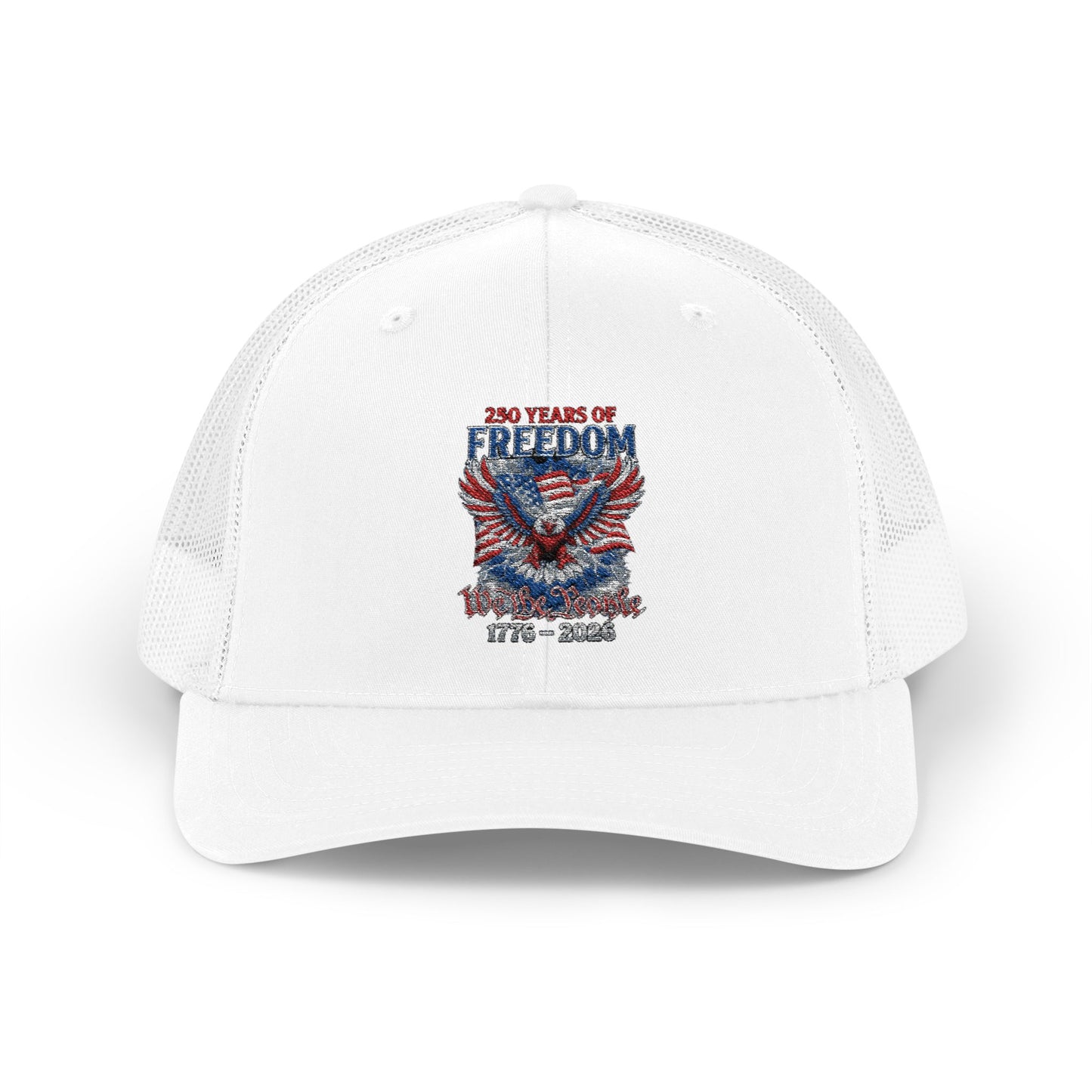 #250 250 Years of Freedom 1776–2026 Eagle Snapback Trucker Cap