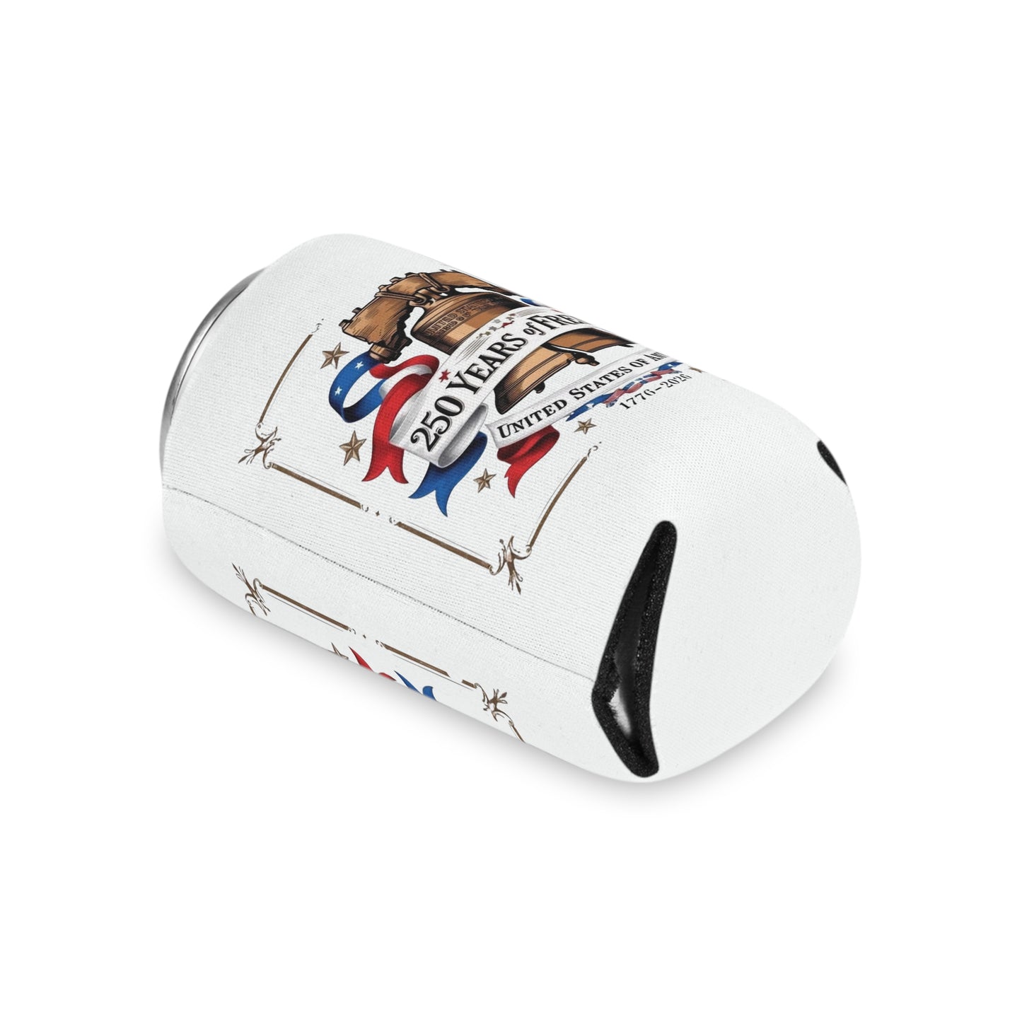 #250 250 Years of Freedom Liberty Bell Can Cooler - Beverage Koozie