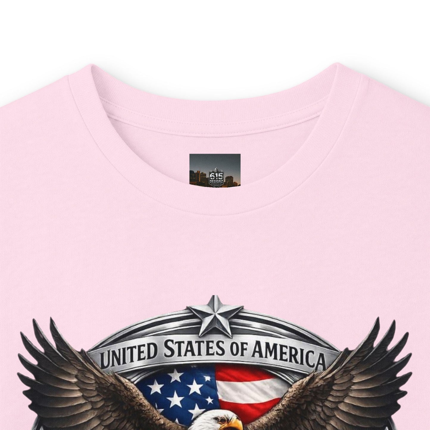 #250 Patriotic Bald Eagle 250 United States Emblem Long Sleeve Tee