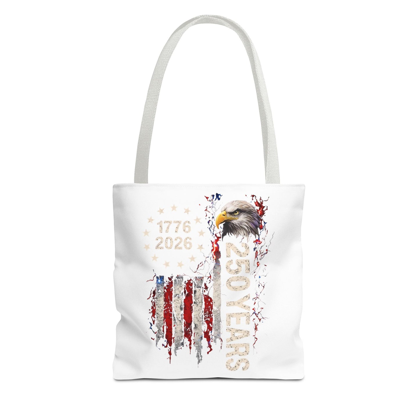 #250 1776-2026 250 Years USA Bicentennial Eagle Tote Bag