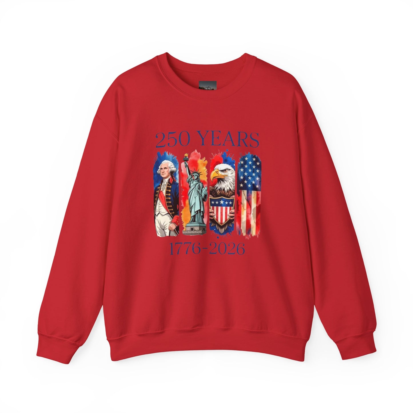 #250 250 Years American History Celebration 1776–2026 Patriotic Crewneck Sweatshirt