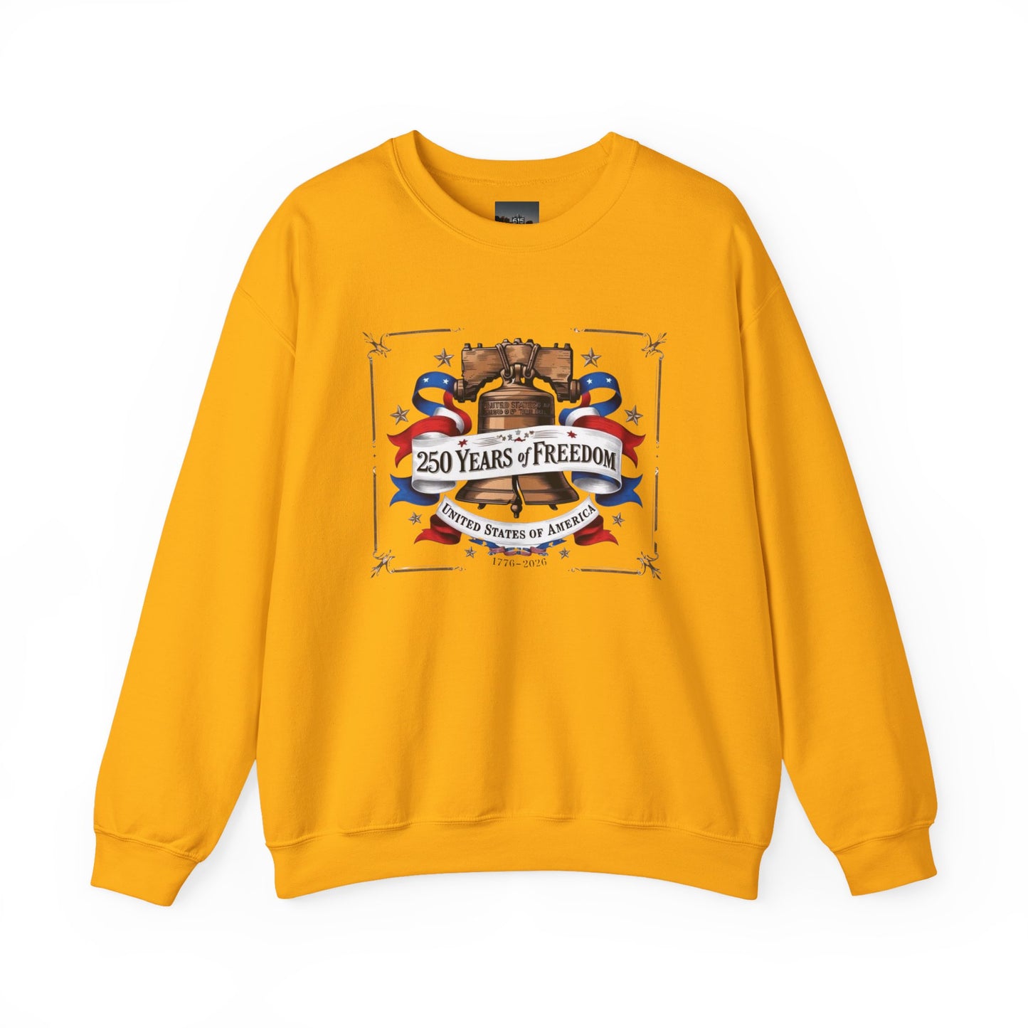#250 250 Years of Freedom Liberty Bell Crewneck Sweatshirt