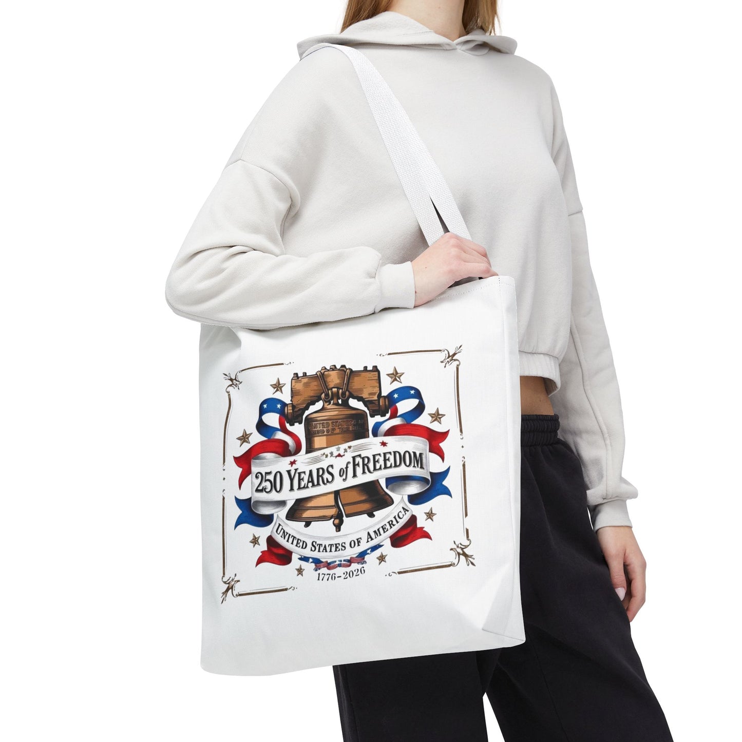 #250 250 Years of Freedom Liberty Bell Tote Bag