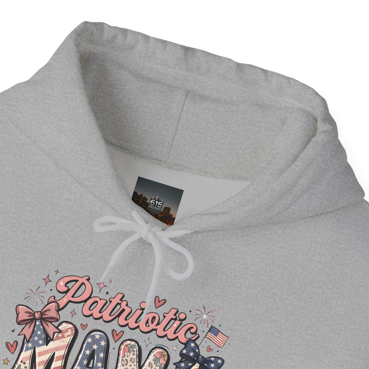 #250 Patriotic Mama 1776–2026 American Flag Hoodie