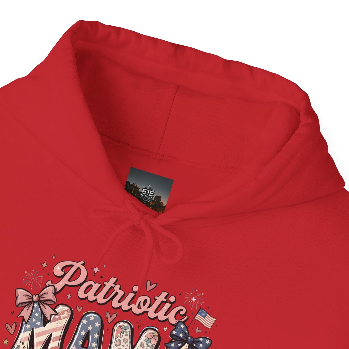 #250 Patriotic Mama 1776–2026 American Flag Hoodie