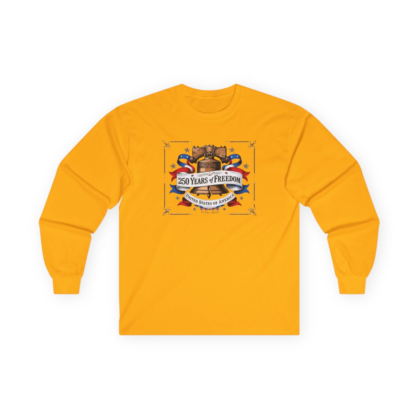 #250 250 Years of Freedom Liberty Bell Long Sleeve Tee