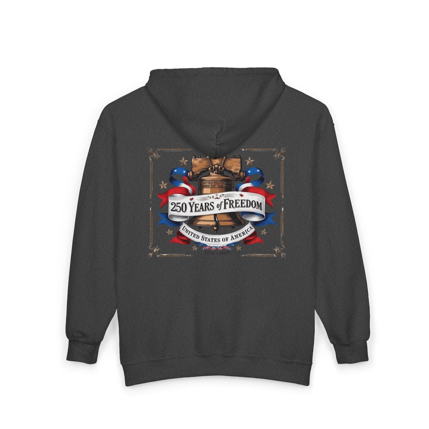 #250 250 Years of Freedom Liberty Bell Zip Hoodie