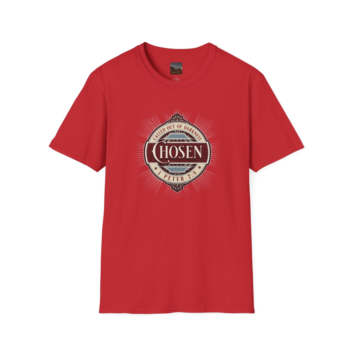 Chosen Graphic T-Shirt — "Called Out of Darkness" Faith Tee