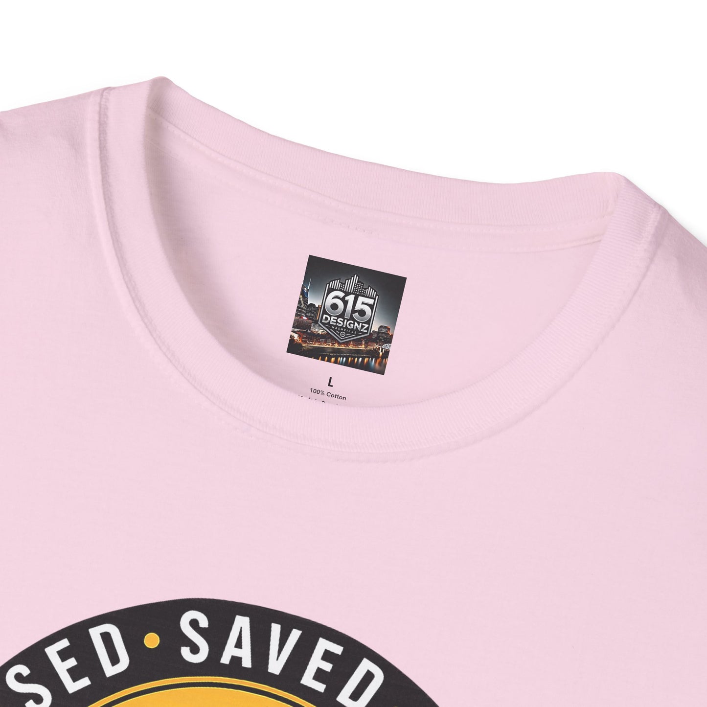 Blessed • Saved • Loved by Jesus T-Shirt — Christian Faith Tee