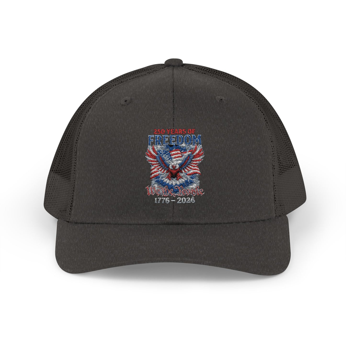 #250 250 Years of Freedom 1776–2026 Eagle Snapback Trucker Cap