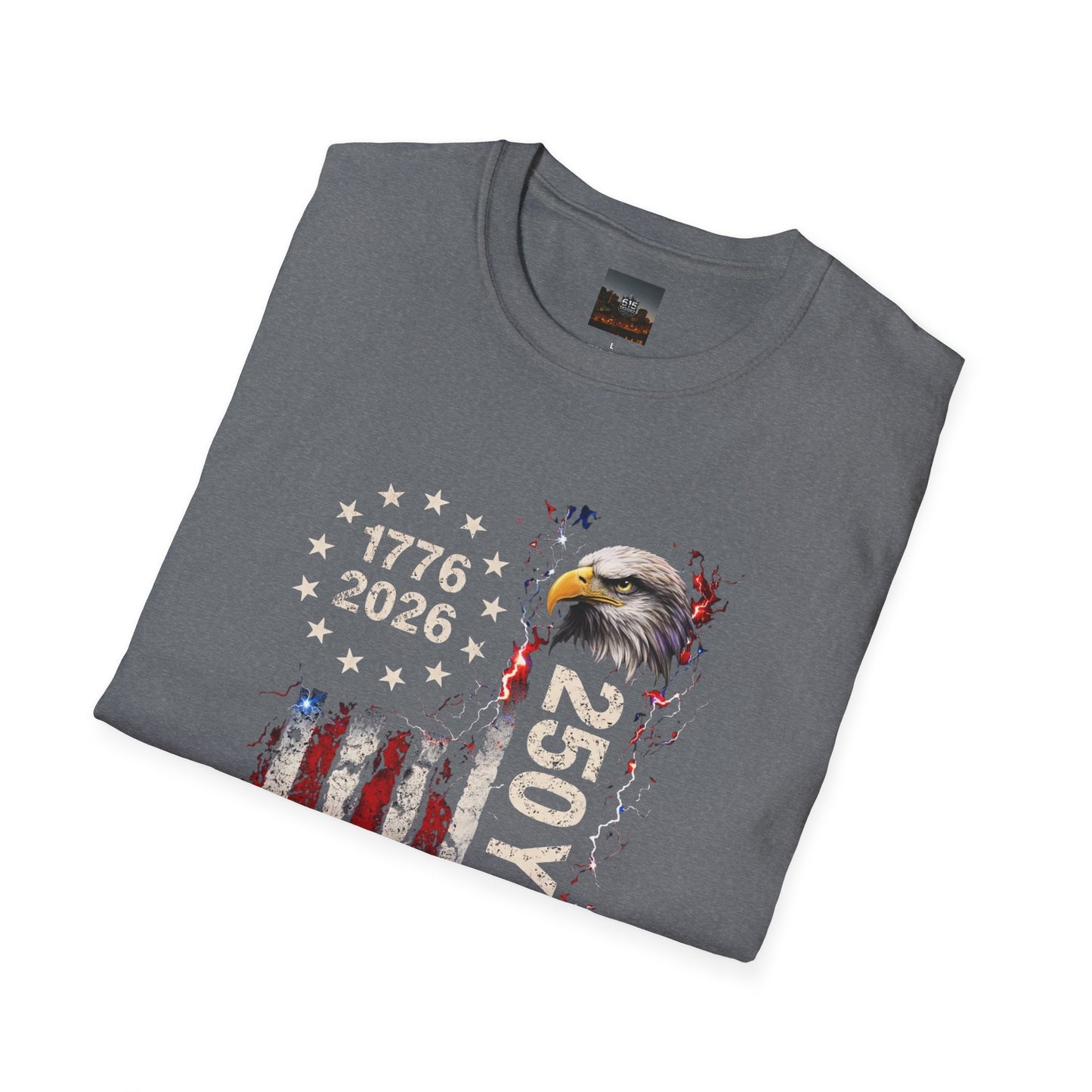 #250 1776-2026 250 Years USA Bicentennial Eagle T-Shirt