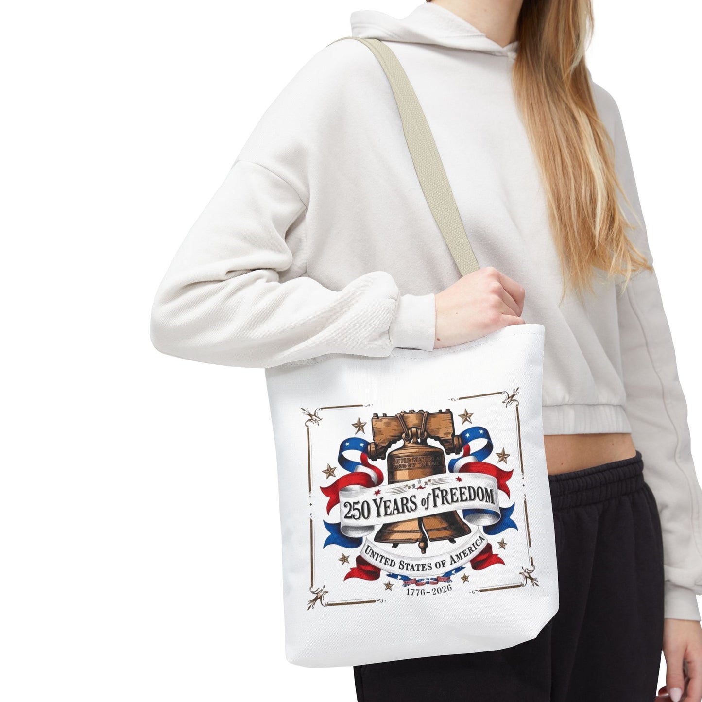 #250 250 Years of Freedom Liberty Bell Tote Bag