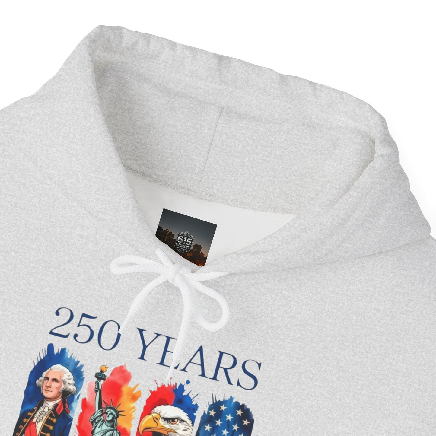 #250 250 Years American History Celebration 1776–2026 Patriotic Hoodie