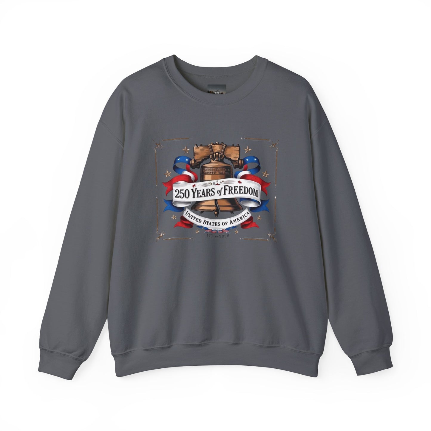 #250 250 Years of Freedom Liberty Bell Crewneck Sweatshirt