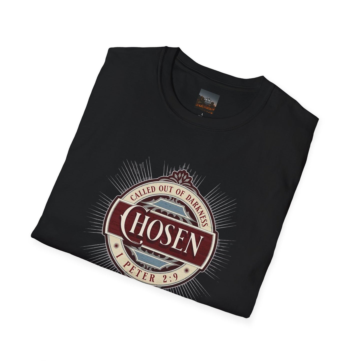 Chosen Graphic T-Shirt — "Called Out of Darkness" Faith Tee