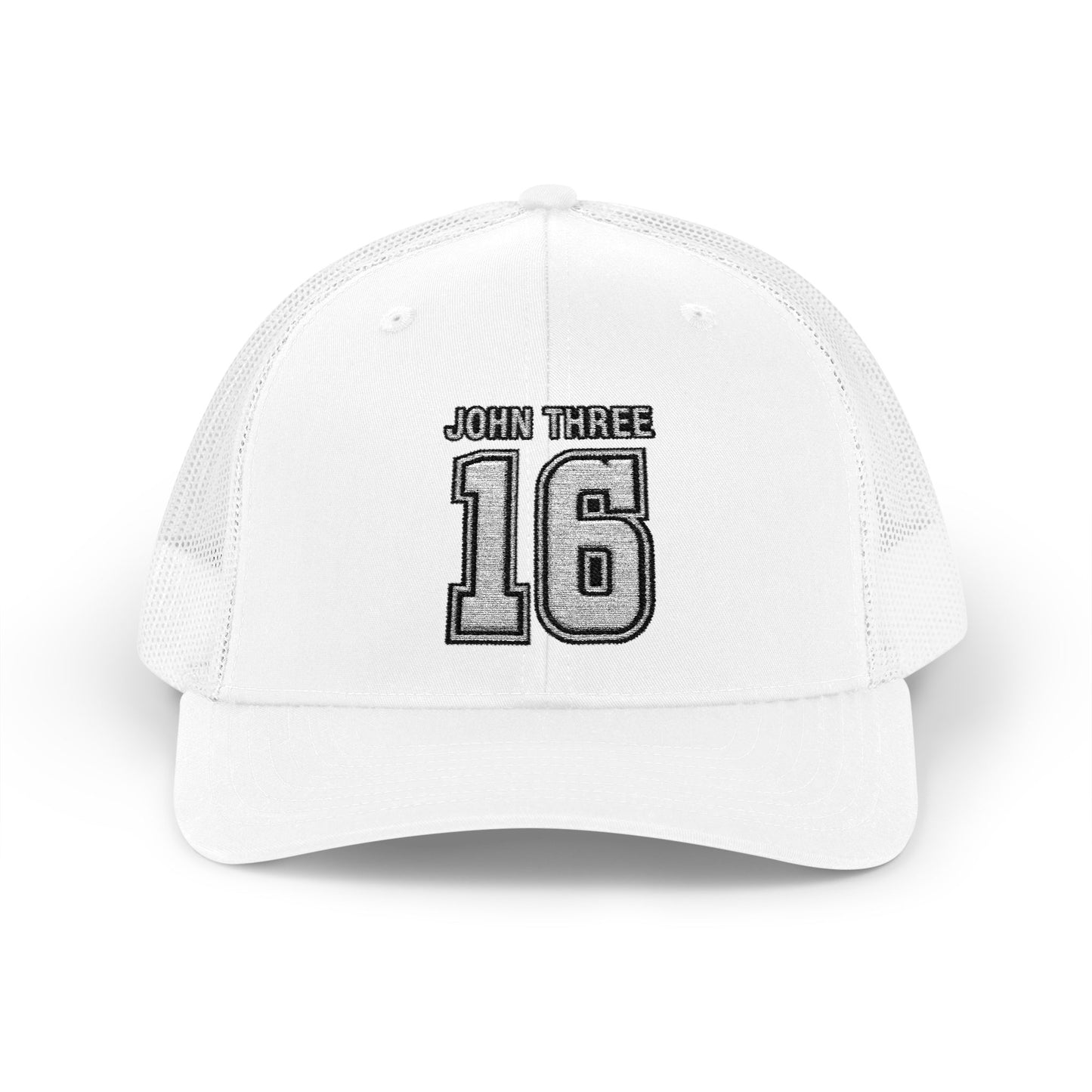 John Three 16 Vintage Varsity Trucker Cap