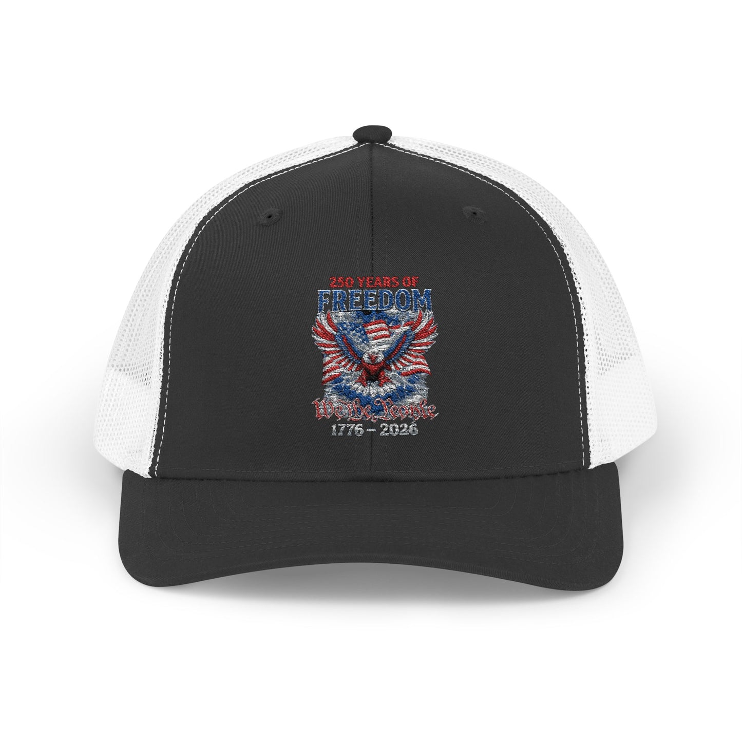 #250 250 Years of Freedom 1776–2026 Eagle Snapback Trucker Cap