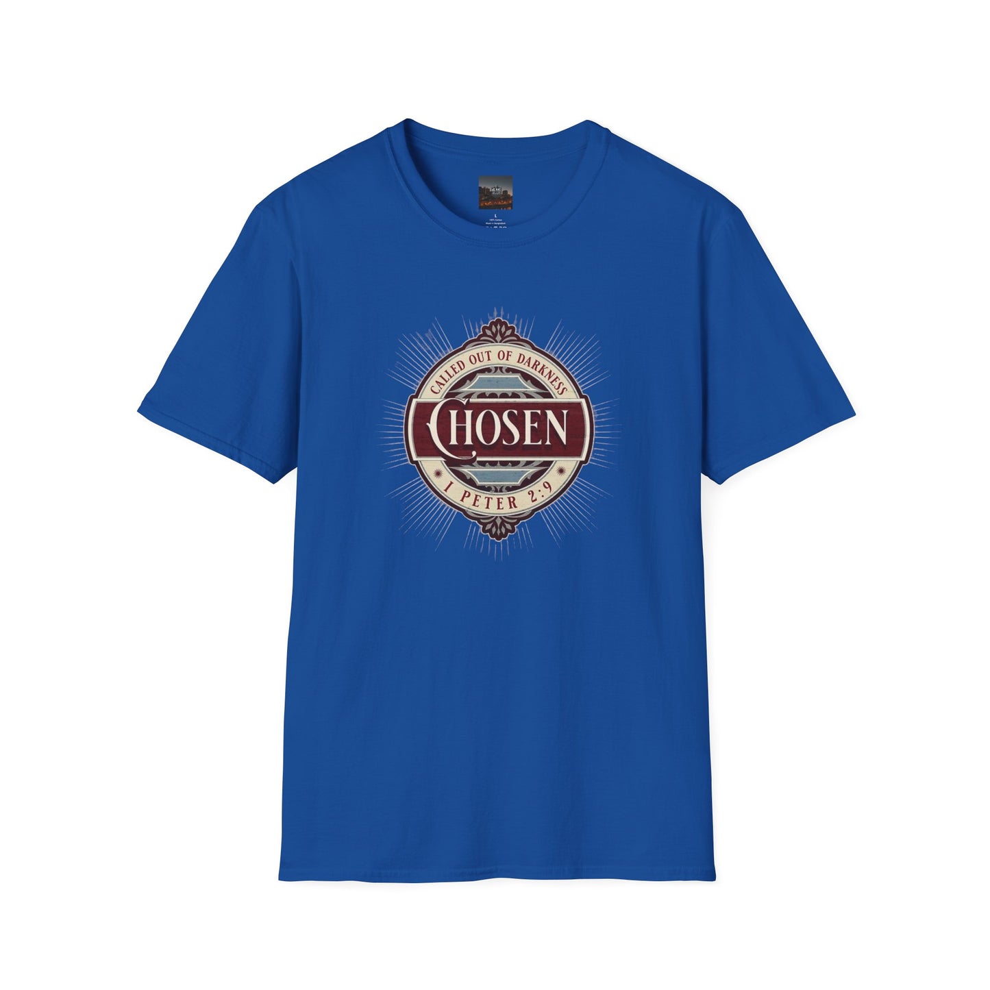 Chosen Graphic T-Shirt — "Called Out of Darkness" Faith Tee