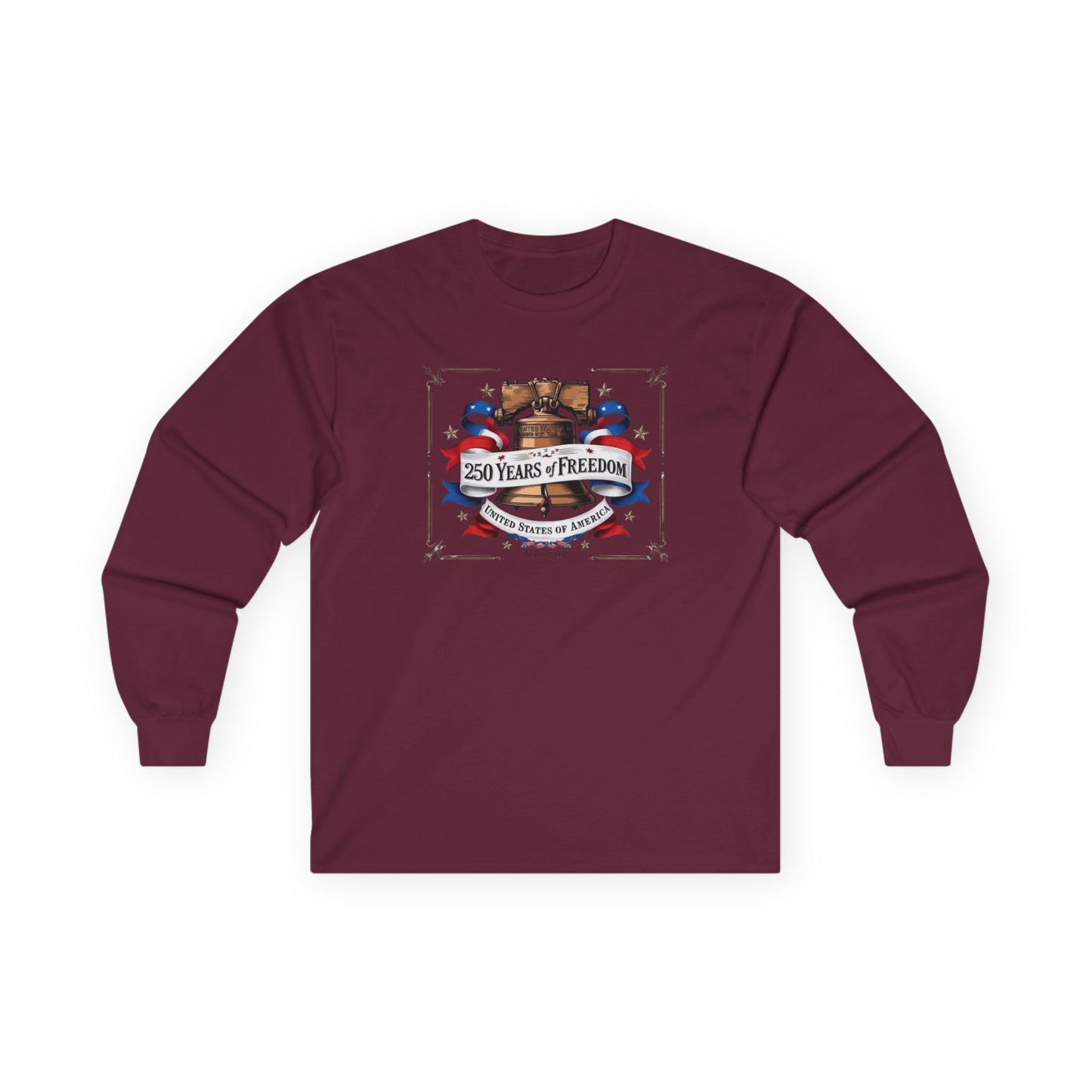 #250 250 Years of Freedom Liberty Bell Long Sleeve Tee