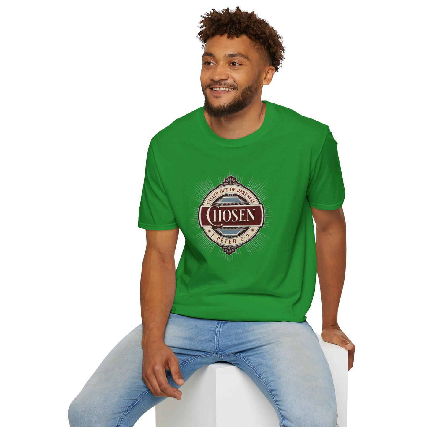 Chosen Graphic T-Shirt — "Called Out of Darkness" Faith Tee
