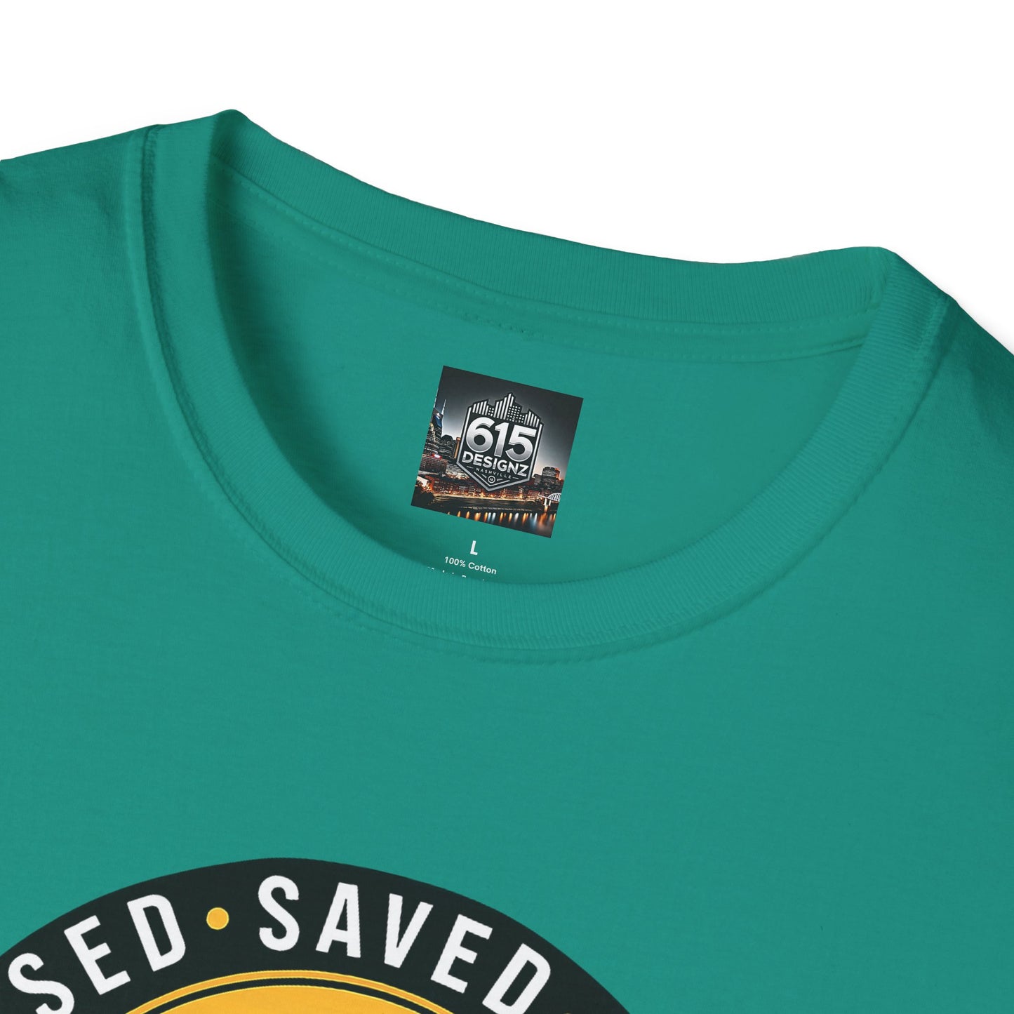 Blessed • Saved • Loved by Jesus T-Shirt — Christian Faith Tee