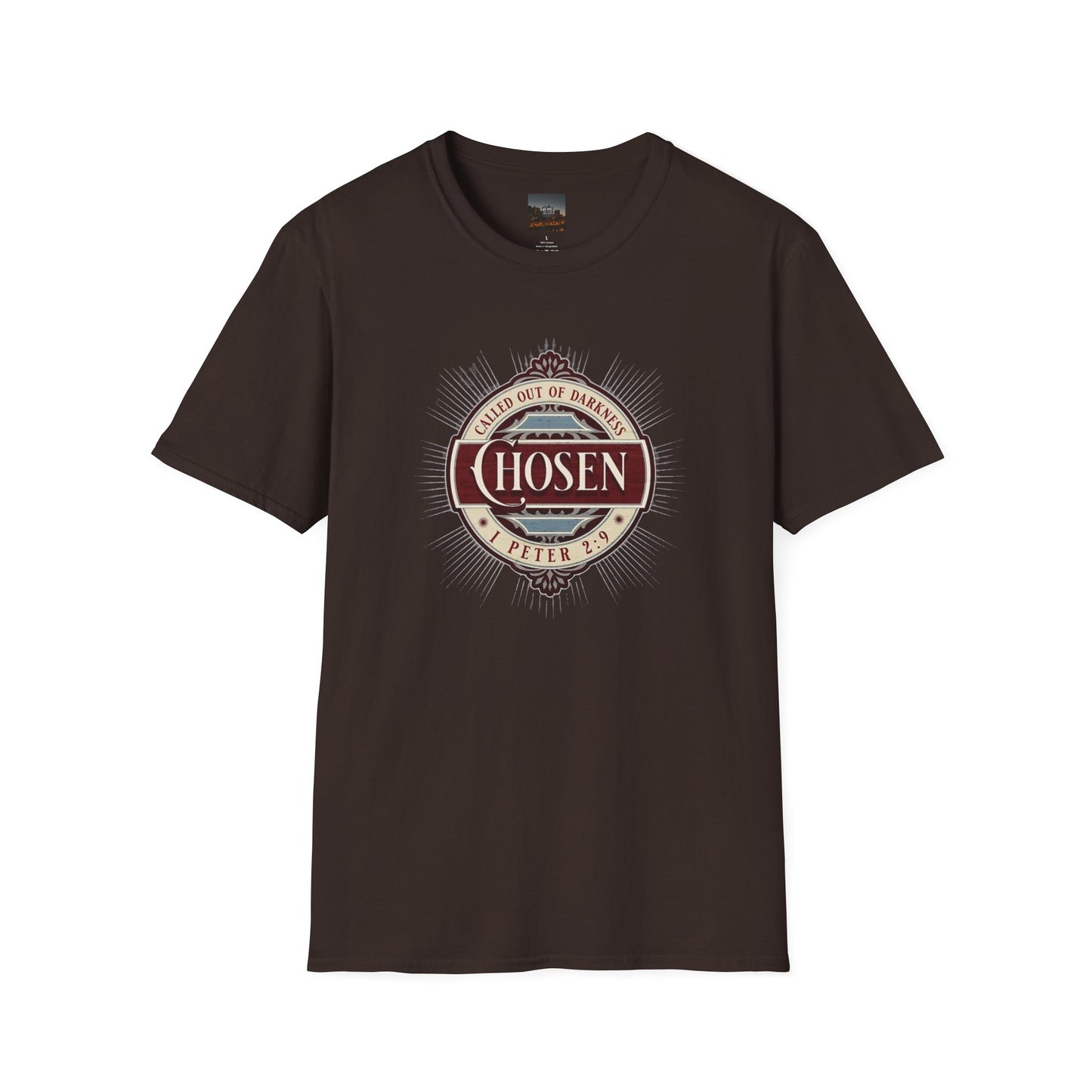 Chosen Graphic T-Shirt — "Called Out of Darkness" Faith Tee