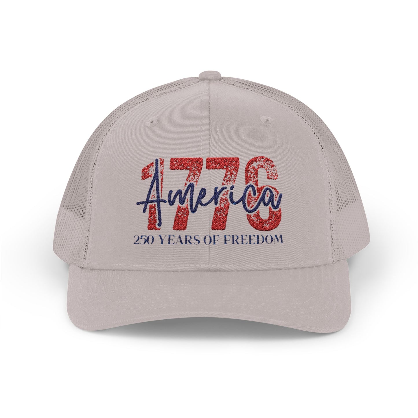 #250 1776 America: 250 Years of Freedom' Patriotic Independence Day Snapback Trucker Cap